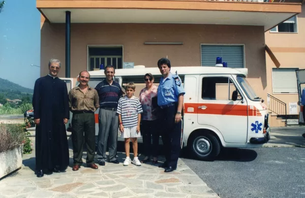 Andora 1994, veniva consegnata ambulanza F. 238 dai volontari della croce bianca di Andora